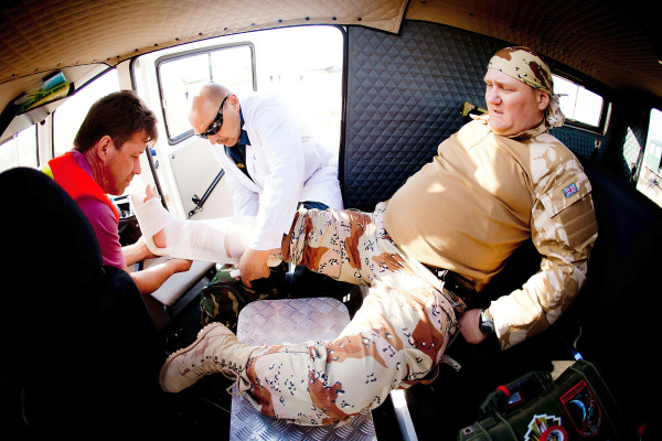 По болотам и топям: Сорокин познакомился с вездеходом Кречет X310